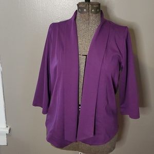 Maurices purple 3/4 sleeve blazer